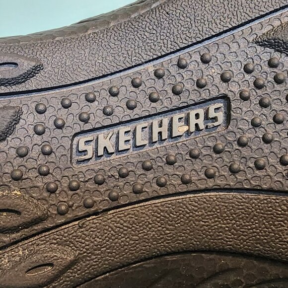 Skechers Black Relaxed Fit Memory Foam Sneakers Size 6 - Picture 8 of 9